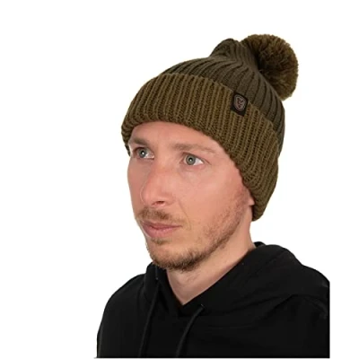 Abbildung von Fox Heavy Knit Bobble Angelmütze