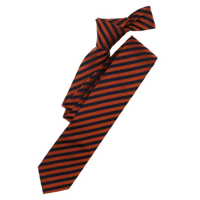 Abbildung von Venti Gestreift Krawatte, Herren, Größe: One Size, Dunkelorange