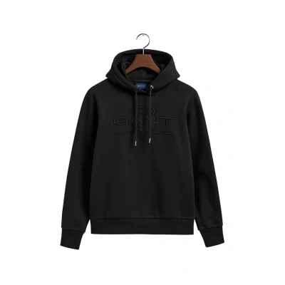 Abbildung von GANT Tonal Archive Shield Kapuzenpullover, Herren, Größe: XXL, Black