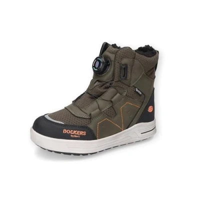 Abbildung von Dockers by Gerli Snowboot/Winterstiefel für Kinder, Größe: 33, Khaki Schuhe