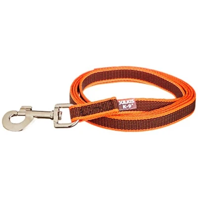 Abbildung von IDC Color &amp; Gray gumierte Leine, 20 mm x 2 m ohne Schlaufe, Orange Grau