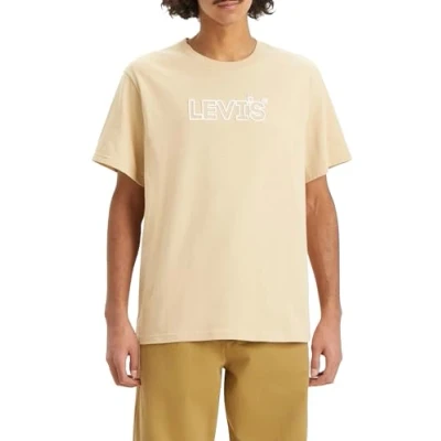 Abbildung von Levi&#039;s Herren Ss Relaxed Fit Tee T Shirt, Corded Headline Safari, S