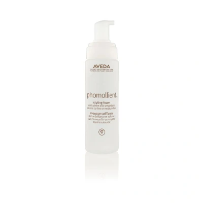 Abbildung von Aveda Phomollient Styling Foam 6.7 fl oz / 200 ml Lightweight Hair Mousse for Fine to Medium Adds Volume, Shine &amp; Flexible Hold Organic Ingredients, Natural Shine, Eco Friendly Packaging