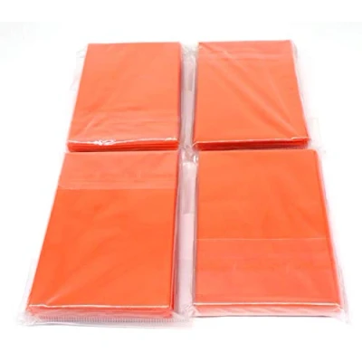 Abbildung von docsmagic.de 4 x 60 Mat Orange Card Sleeves Small Size 62 89 Mini Kartenhüllen YGO