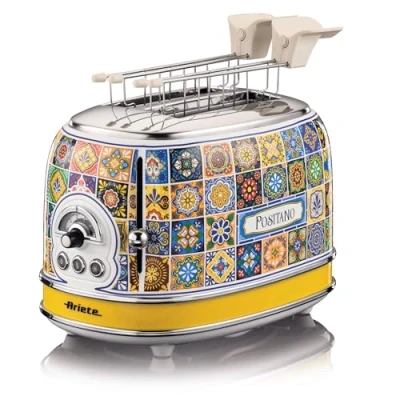 Abbildung von Ariete 0155/0P, 2 slice(s), Multicolour, Yellow, Metal, 815 W, 220 240 V, 50/60 Hz