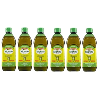 Abbildung von 3x Monini Classico Premi e Spremi Olio Extra Vergine di Oliva Squeeze Natives Olivenöl PET 450ml