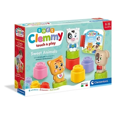 Abbildung von Soft Bricks Clementoni Clemmy Sweet Animal Farm