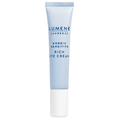 Abbildung von LUMENE Nordic Sensitive [HERKKÄ] Augencreme mit Ceramiden Angereicherte für Empfindliche Haut, Vegan &amp; Parfümfreie, 15 ml