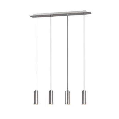 Abbildung von lightling Pendelleuchte Julie 4 Flammen, ohne Leuchtmittel, moderne Pendellampe aus Metall