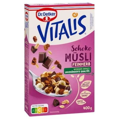 Abbildung von Dr.Oetker Vitalis Schokomüsli feinherb 400G