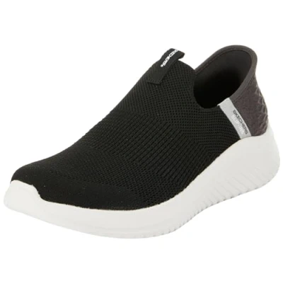 Abbildung von Kinder ULTRA FLEX 3.0 SMOOTH STEP Slip On Schwarz / Weiß Silber