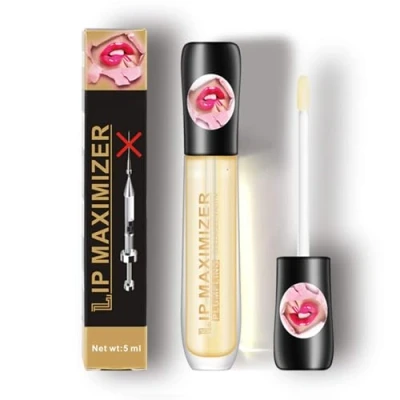 Abbildung von GL Turelifes Lip Plumper Lipgloss, Maximizer Balm Extremes Volumen, Heathly Enhancer Hydrated Lips, Feuchtigkeitsspendende, Beseitigung von Trockenheitsfalten