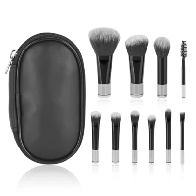 Abbildung von Litinliv 10 Stück make up Pinsel set,Pinsel set up,Makeup pinsel,Makeup sets,Pinselset makeup,Mini up,Pinsel schmink,für Stiftung Erröten Pulver Lidschatten Kosmetik