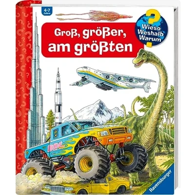 Abbildung von Ravensburger Buch &quot;Wieso? Weshalb? Warum?, Groß, größer, am größten (Riesenbuch)&quot;, FSC schützt Wald weltweit