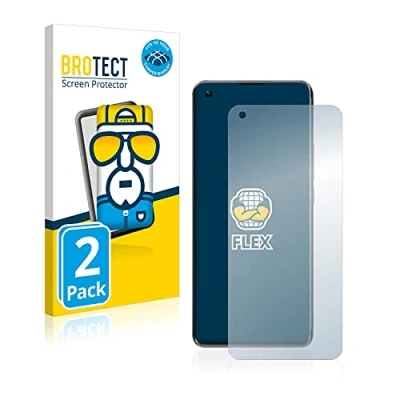 Abbildung von BROTECT 2 Stück Full Cover Schutzfolie für Xiaomi Mi 11 / Pro Screen Displayschutz Folie [3D Curved, Anti Fingerprint, Kristall Klar]