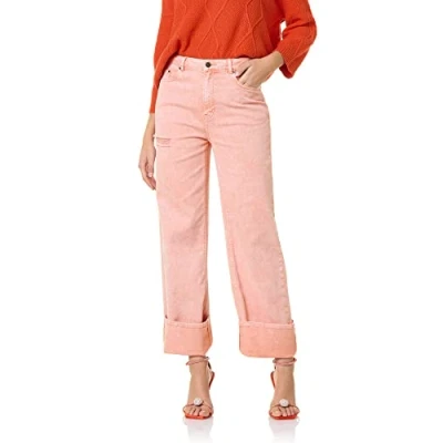 Abbildung von Goldenpoint Jeans Straight Leg, Damen, Größe: Large, Pink