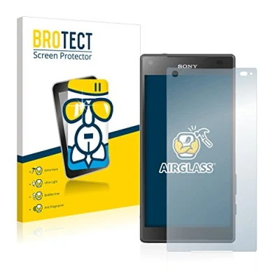 Abbildung von BROTECT Schutzglas für Sony Xperia Z5 Compact Schutzfolie Panzer Folie Glas [Extrem Kratzfest 9H, Anti Fingerprint, Ultra Transparent]