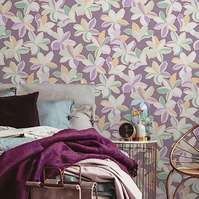 Abbildung von living walls Vliestapete &quot;House of Turnowsky Designertapete Floral&quot;, matt leicht glänzend, Blumentapete Tapeten Wohnzimmer Schlafzimmer Küche modern Design Optik