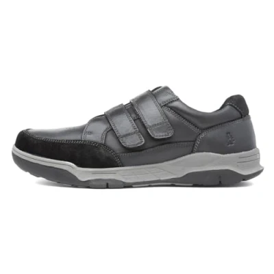 Abbildung von Hush Puppies Herren Fabian Doppelgurt Sneaker, Schwarz, 43 EU