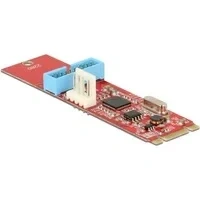 Abbildung von M.2 Key B+M Stecker &gt; 1 x USB 3.0 Pfostenstecker, Konverter