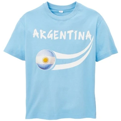 Abbildung von Supportershop Argentinischer T Shirt Fan Enfant Bleu Ciel FR: 10/11 (DE) ans (Taille Fabricant: Blau Blue Sky Für Kinder (12 14 Jahre)