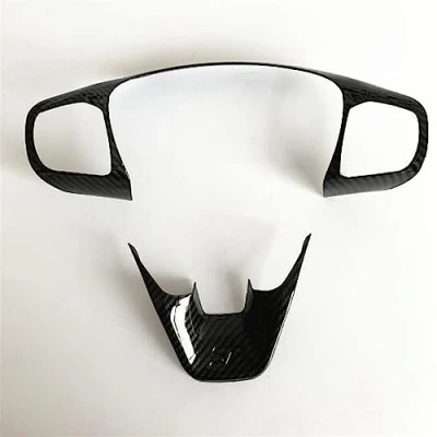 Abbildung von NOVSKI Auto Lenkrad Verkleidung Abdeckung,für Ford Focus Mk4 2019 2020 2021 ST Line Langlebige Kratzfeste Schutzabde Innere zubehör Panel Abdeckung Trim.
