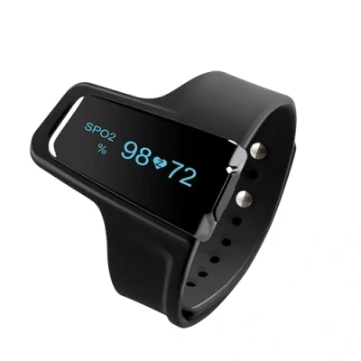 Abbildung von pulox Pulsoximeter Checkme O2 mit Ringsensor