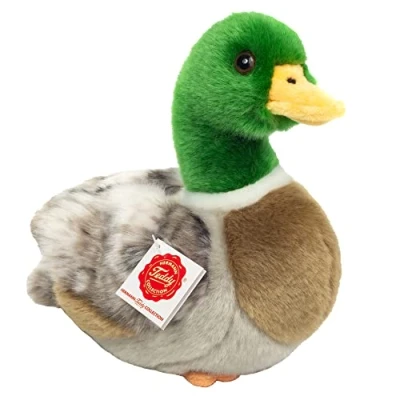 Abbildung von Teddy Hermann 93131 Wildente 24 cm, Kuscheltier, Plüschtier mit recycelter Füllung