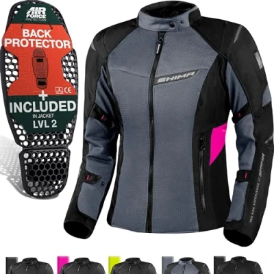 Abbildung von SHIMA Unisex Rush 2.0 Motorradkombi, Damen Jacke/Belüftet/Rosa, 3XL EU