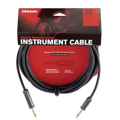 Abbildung von Planet Waves PW AG 20 Custom Series Cables 6,1m (20 Fuß) schwarz