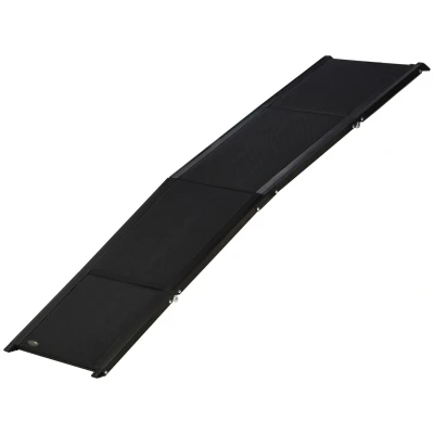 Abbildung von Haustierrampe Hunderampe Klappbare Autorampe aus Alu, 158 x 43,5 cm