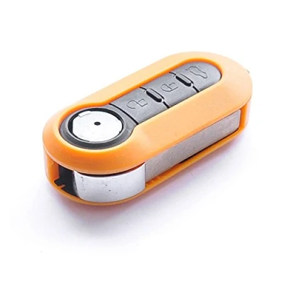 Abbildung von Klapp Schlüssel Gehäuse Funkschlüssel Fernbedienung Autoschlüssel Rohling SIP22 Cover ORANGE kompatibel mit OPEL/FIAT/Peugeot/Citroen