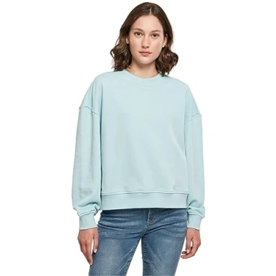 Abbildung von Build Your Brand Damen BY212 Ladies Oversized Crewneck Sweatshirt, Oceanblue, XL