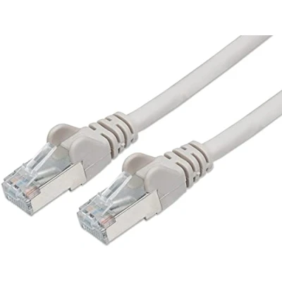 Abbildung von Intellinet 733229 Netzwerkkabel Cat6 SFTP LS0H Kupfer RJ 45 Stecker auf 1 m grau, 3 Stück