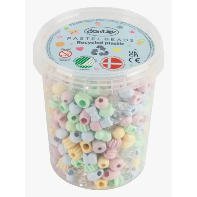 Abbildung von Dantoy Pastel Perlen Large 520 Teile