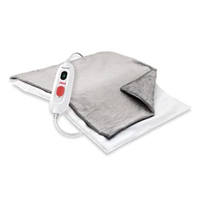 Abbildung von Ufesa Flexyheat E2P Elektrisches Wärmekissen, 45 x 35 cm, 100 W, 3 Temperaturstufen, automatische Abschaltung, wasserdicht, waschbar, grau