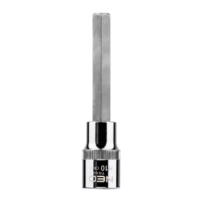 Abbildung von NEO TOOLS 08 784 Steckschlüsseleinsatz 1/2 7422 H10 Chrom Vanadium Stahl, Werkzeugstahl Innensechskant