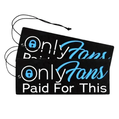 Abbildung von 2er Set Tuning Lufterfrischer Duftbaum fürs Auto Air Freshener Design Duft Anhänger (2x Onlyfans)
