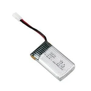 Abbildung von YUNIQUE GREEN CLEAN POWER 3,7V 380mAh Lipo Akku für RC Quadcopter Kompatibel mit Hubsan X4, Syma X11, HS170 Längere Flugzeit &amp; Manövrierfähigkeit, Silber