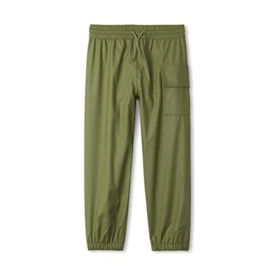 Abbildung von Hatley Unisex Kids Splash Rain Trousers, Green, 6 Jahre