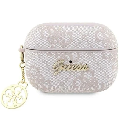 Abbildung von Guess GUAP2G4GSMP Hülle für AirPods Pro 2 Rosa 4G Charm Collection