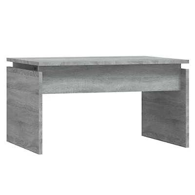 Abbildung von vidaXL Couchtisch Beistelltisch Wohnzimmertisch Sofatisch Teetisch Kaffeetisch Tisch Wohnzimmer Grau Sonoma 68x50x38cm Holzwerkstoff