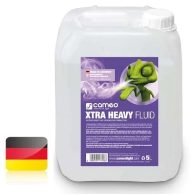 Abbildung von 1 x Cameo CLFXHEAVY5L 5 Liter XTRA HEAVY Nebelfluid extrem hohe Dichte &amp; Standzeit DJ Smoke Fluid für Nebelmaschine
