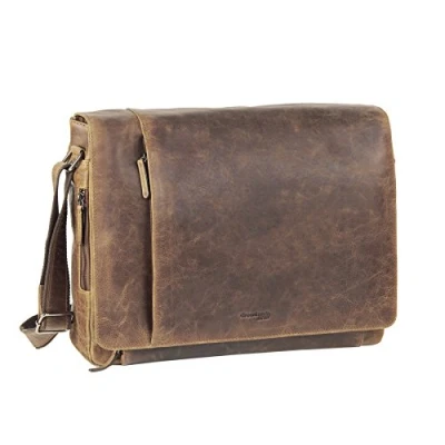 Abbildung von GreenLand Nature Messenger Bag, mit praktischer Einteilung