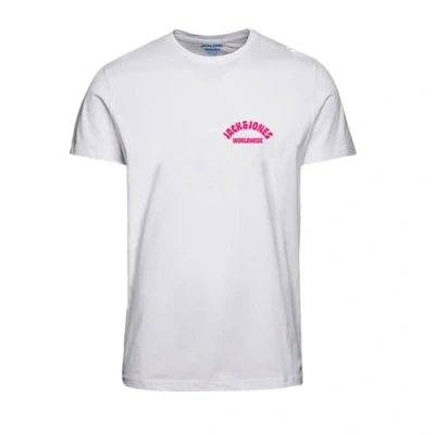 Abbildung von JACK &amp; JONES Herren Jormarbella Tee Ss Crew Neck 2 FST T Shirt, Bright White, S