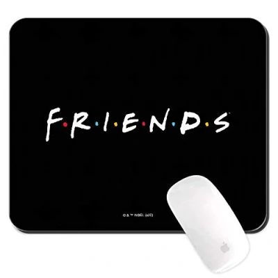 Abbildung von ERT GROUP Original und offiziell lizenziert von Friends Anti Rutsch Mauspad, Muster 002, Computer rechteckig 220 mm x 180