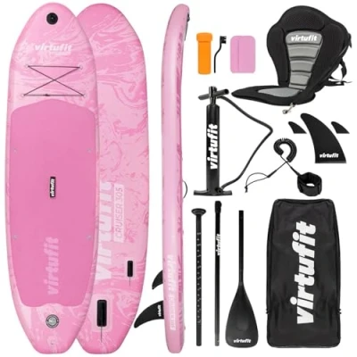 Abbildung von Supboard Cruiser 305 Pink Mit Kajaksitz. Zubehör und Tragetasche