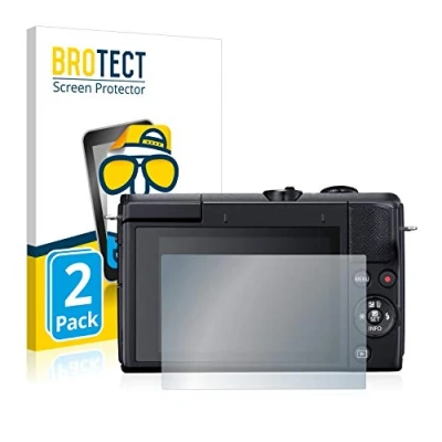Abbildung von BROTECT Entspiegelungs Schutzfolie für Canon EOS M200 (2 Stück) Matte Displayschutz Folie, Anti Reflex, Fingerprint
