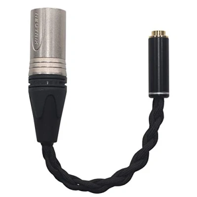 Abbildung von XL44 Hifi Pin XLR Balanced männlich bis 4,4 mm TRRS weiblich symmetrisches Kabel, Kopfhörer Audio Adapter.