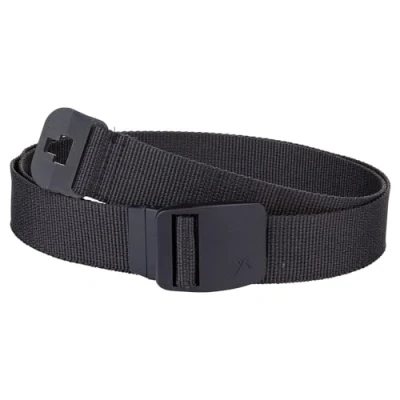Abbildung von Maier Sports Eco Belt, Gürtel, Bequemer Outdoorgürtel mit Kunststoffschließe für Männer und Frauen, Extrem leicht, Stufenlos verstellbar, Perfekter Sitz, Dunkelblau, 1 (75 cm)